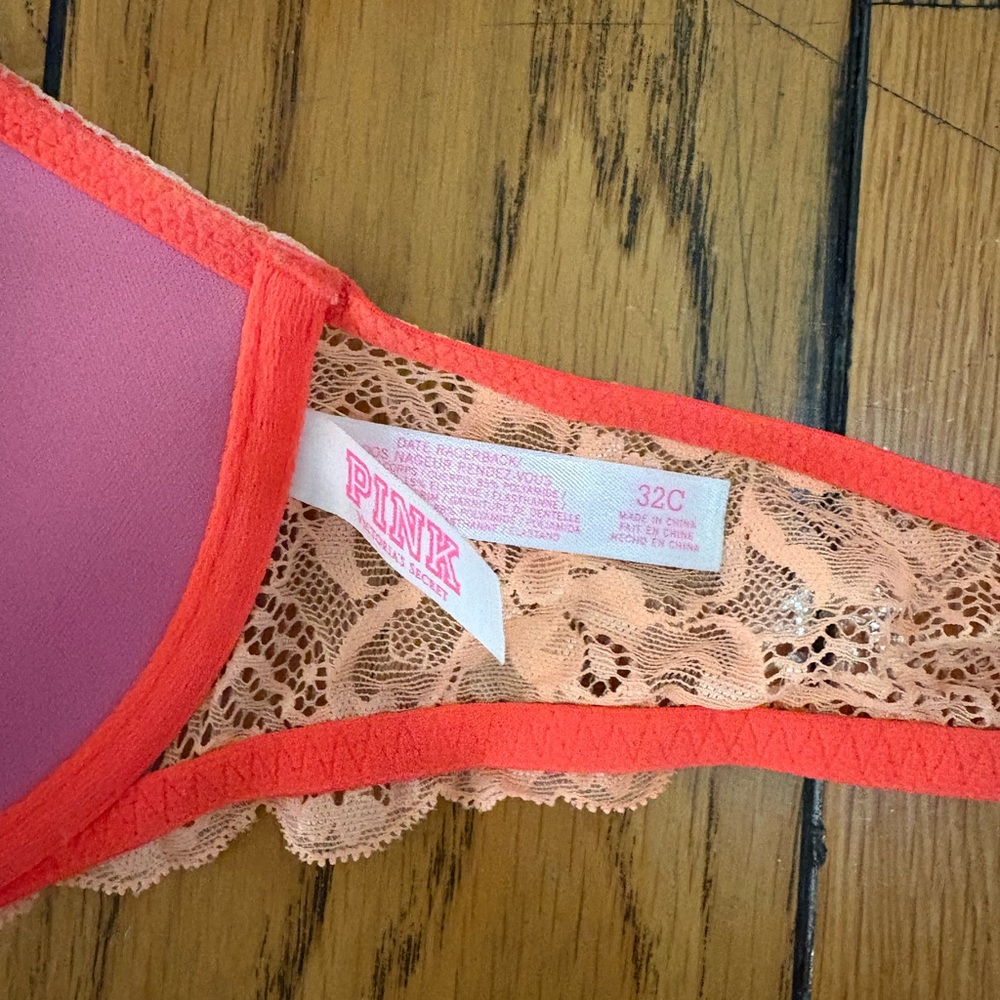 PINK Victoria's Secret date racerback front closure bra - Picture 2 of 2